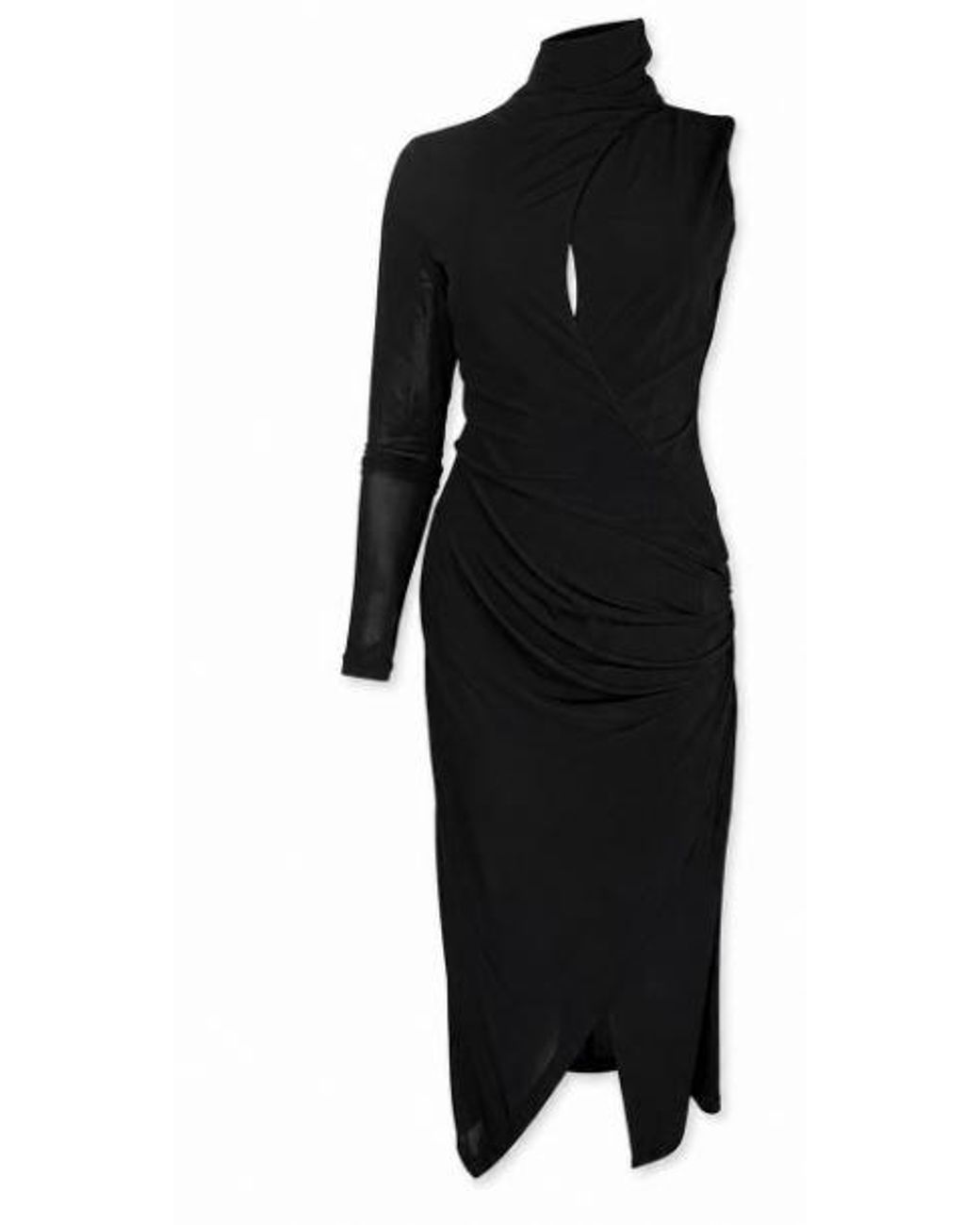 Pinko Black Viscose Elastane Dress