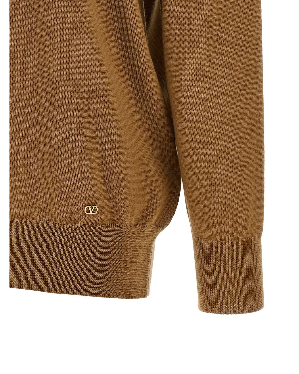 Valentino Garavani Brown Cashmere Cardigan