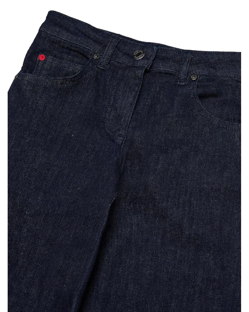 MAX&Co. Blue Max&Co. Maxp1F Wide Cropped