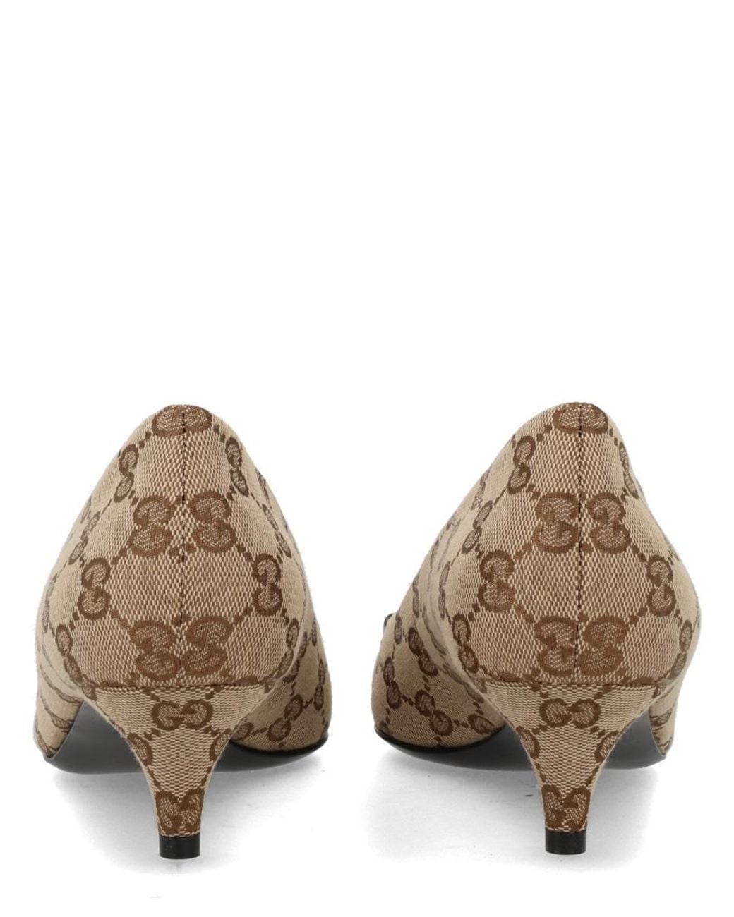 Gucci Brown Pumps With Clamp