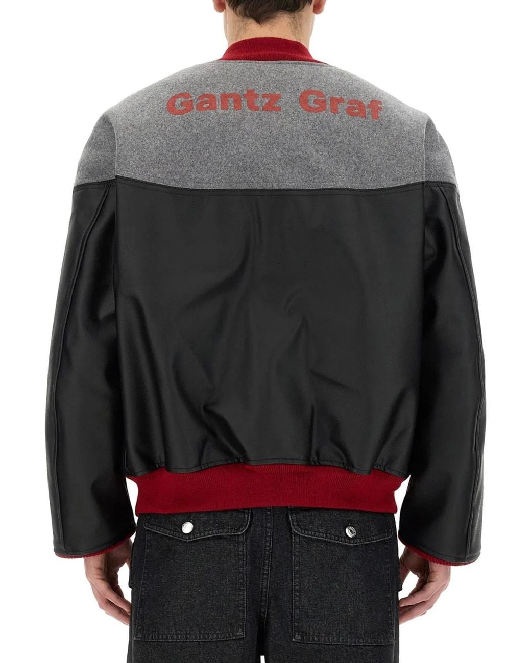 A.I.E. Gray Jacket With Logo for men