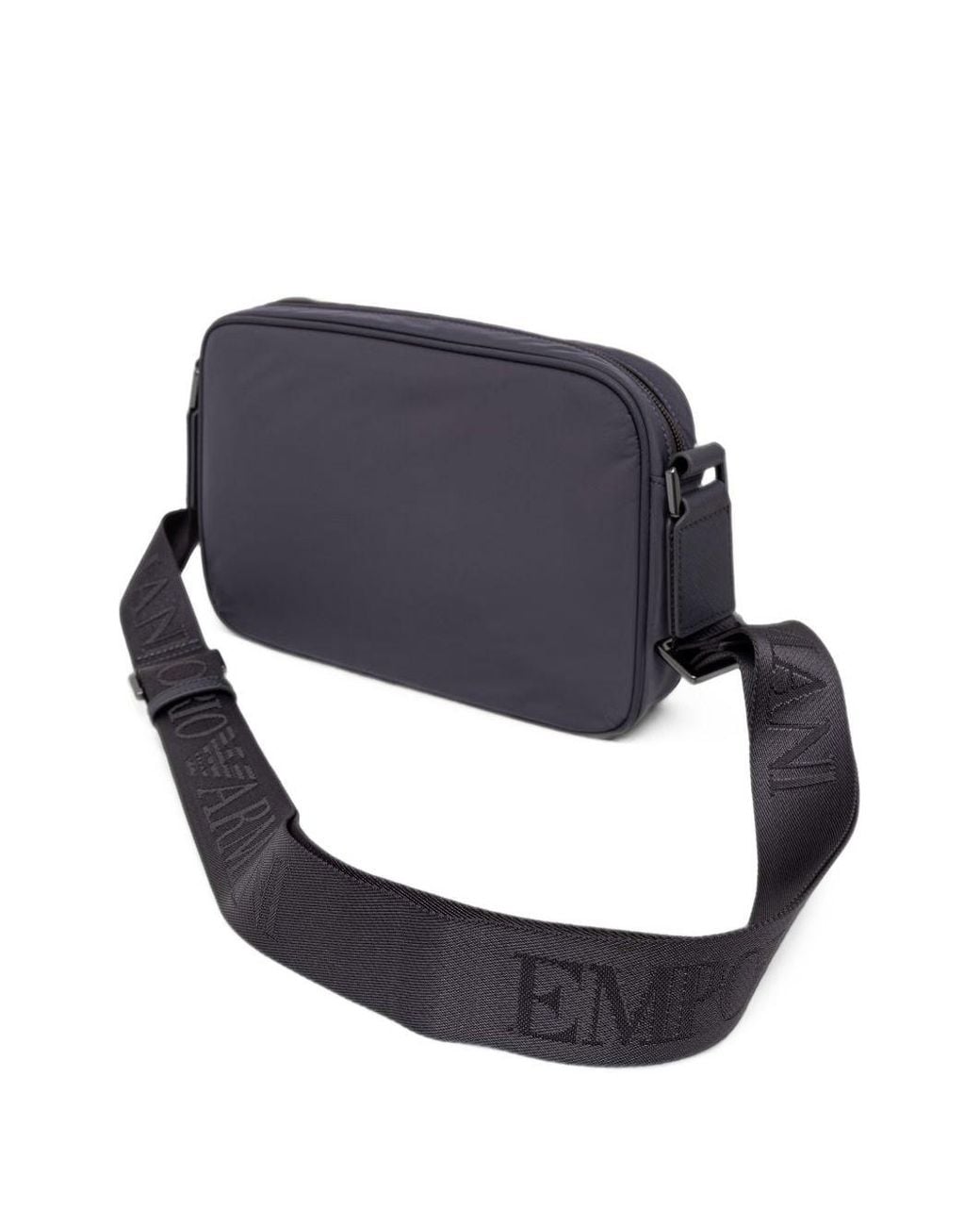 Emporio Armani Blue Logo Crossbody Bag for men