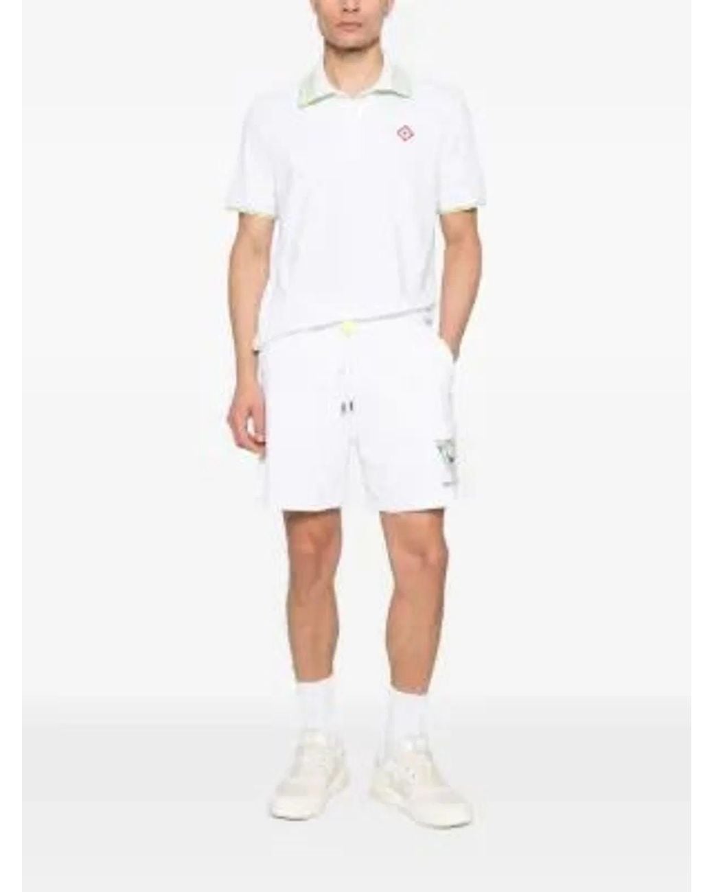 Casablanca White Pique Shirt for men