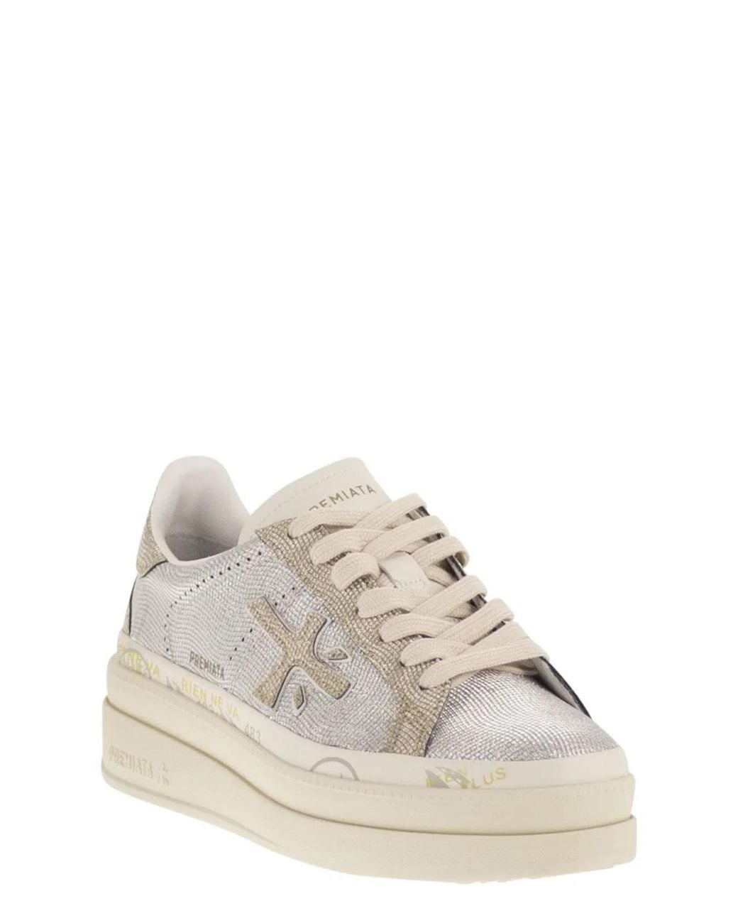 Premiata Gray Pu Ny Sneakers
