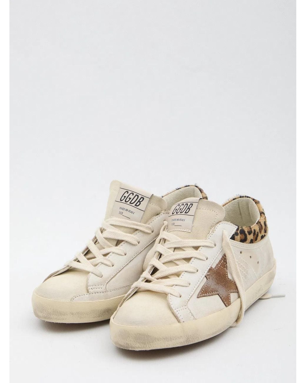 Golden Goose Deluxe Brand Natural Super Star Sneakers