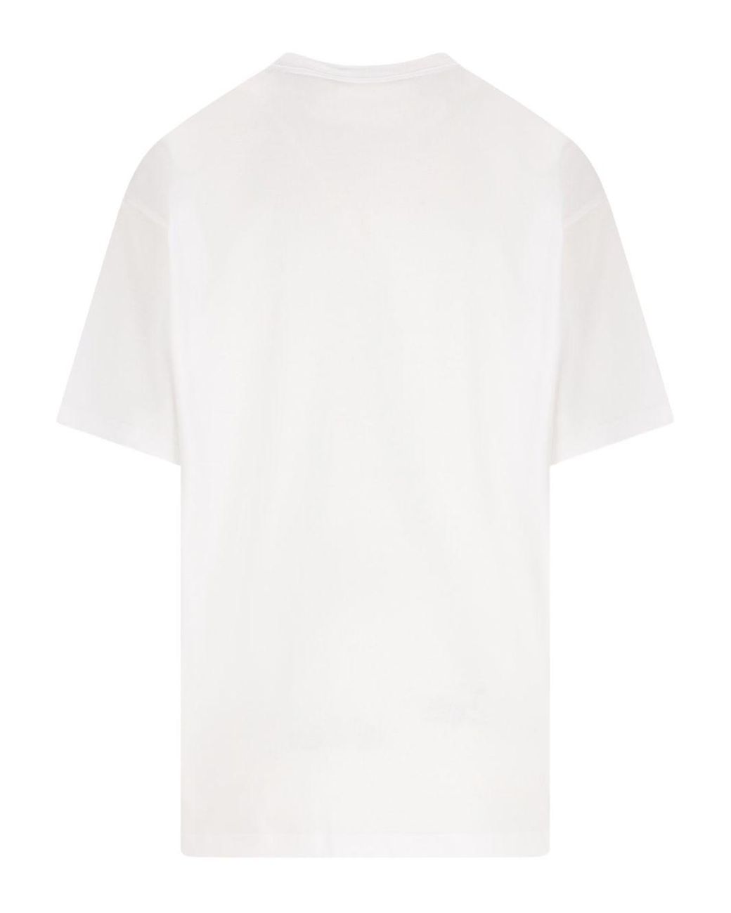 Gucci White Cotton Jersey T-Shirt
