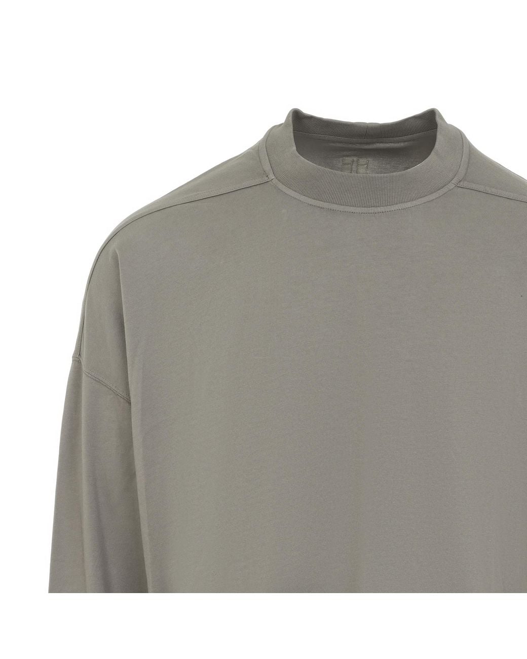 Rick Owens Gray Tommy Ls Sweat Tshirt for men