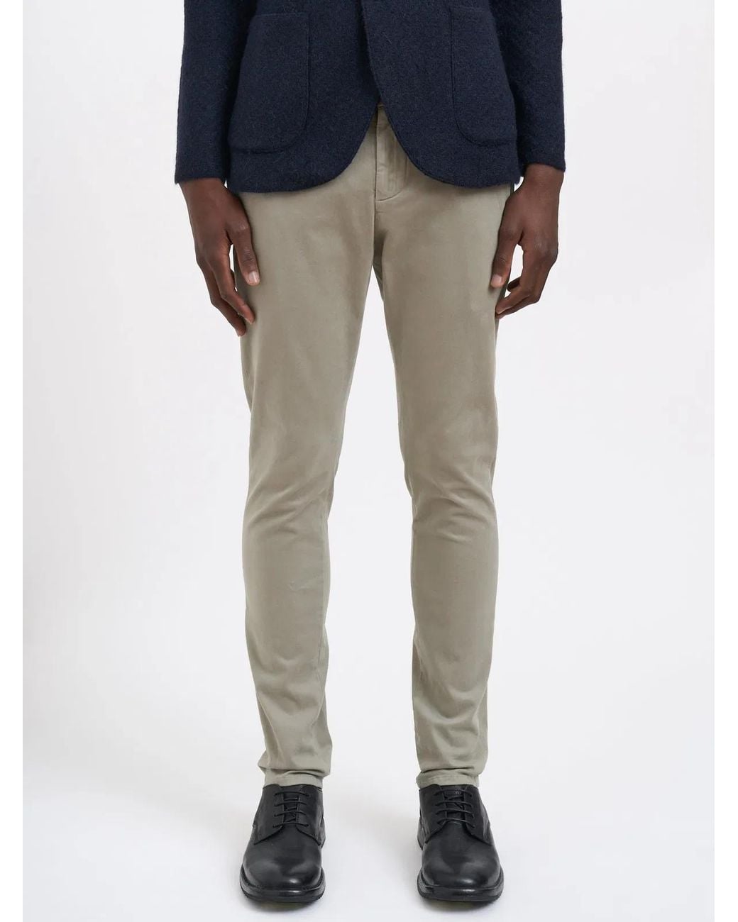 Dondup Natural Cotton Trousers Mod. Gaubert for men