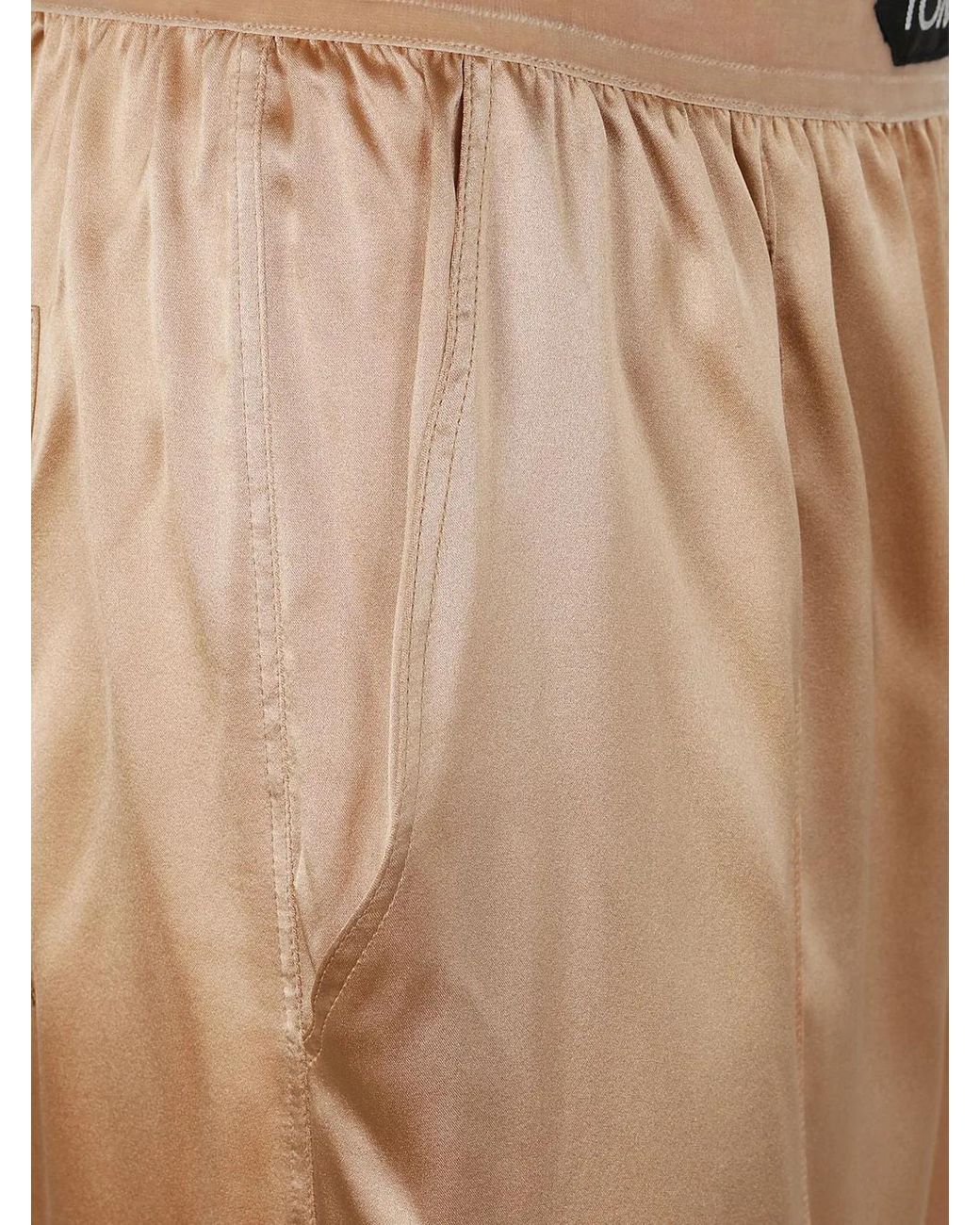 Tom Ford Natural Woven Trousers