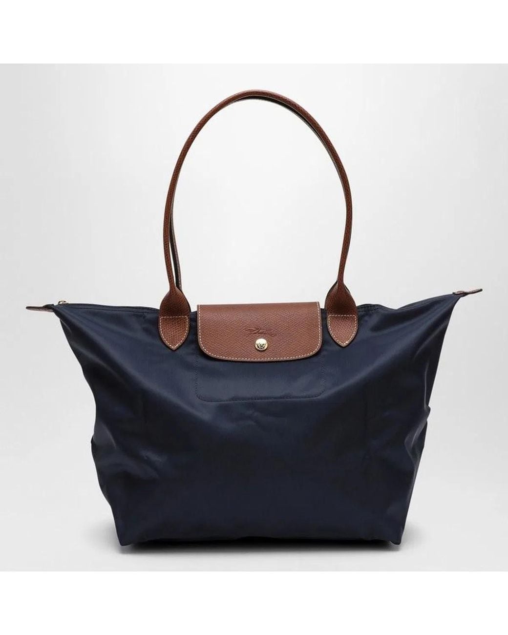 Longchamp Blue Le Pliage Original Shoulder Bag