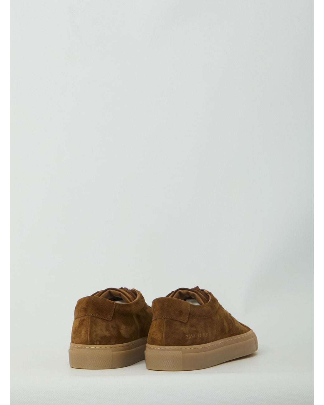 Common Projects Brown Suede Achilles Premium Sneakers for men