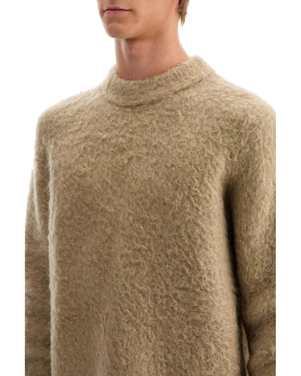 Acne Natural Wool Jersey for men