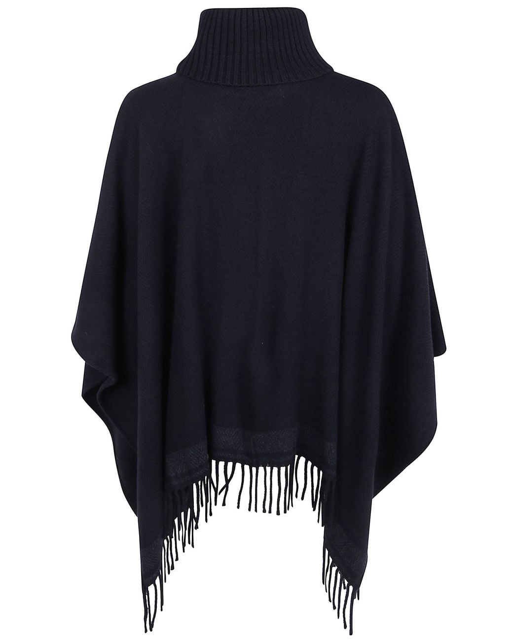 Ralph Lauren Blue "Ruana" Poncho