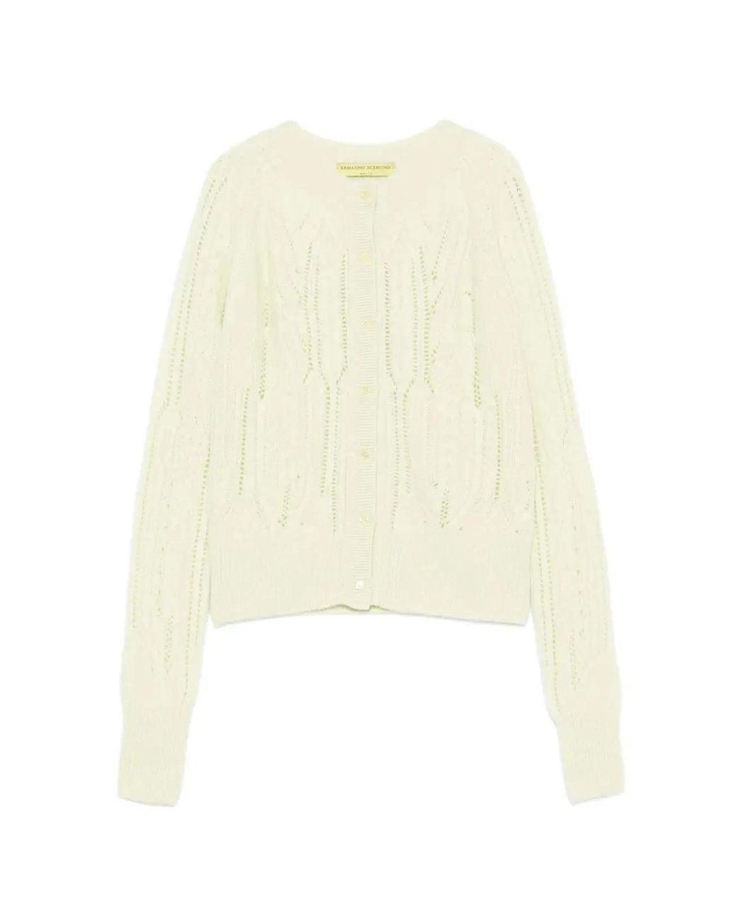 Ermanno Scervino White Cardigan