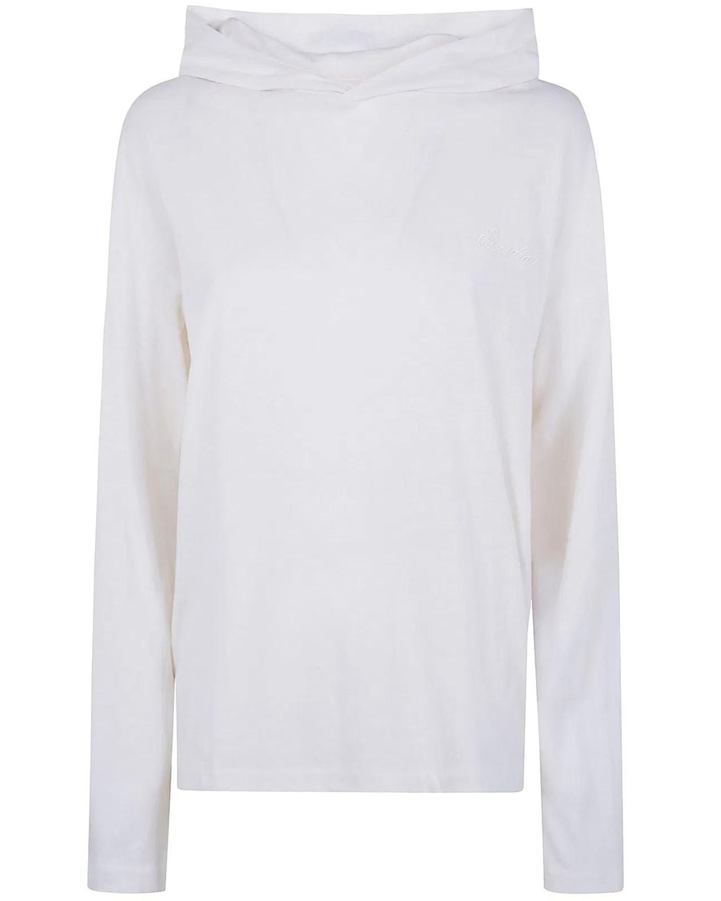 Fear Of God White Classic Fit" Hooded Long Sleeve