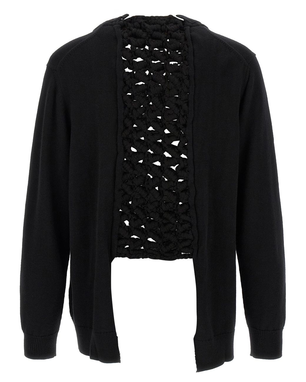 Comme des Garçons Black Comme Des Garçons Homme Plus Woven Insert Cardigan for men