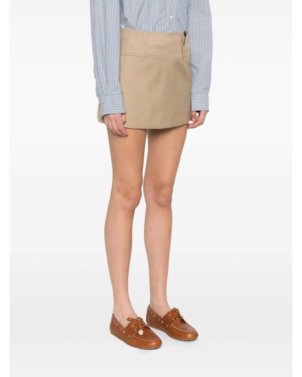 DUNST Natural Mini Skirt