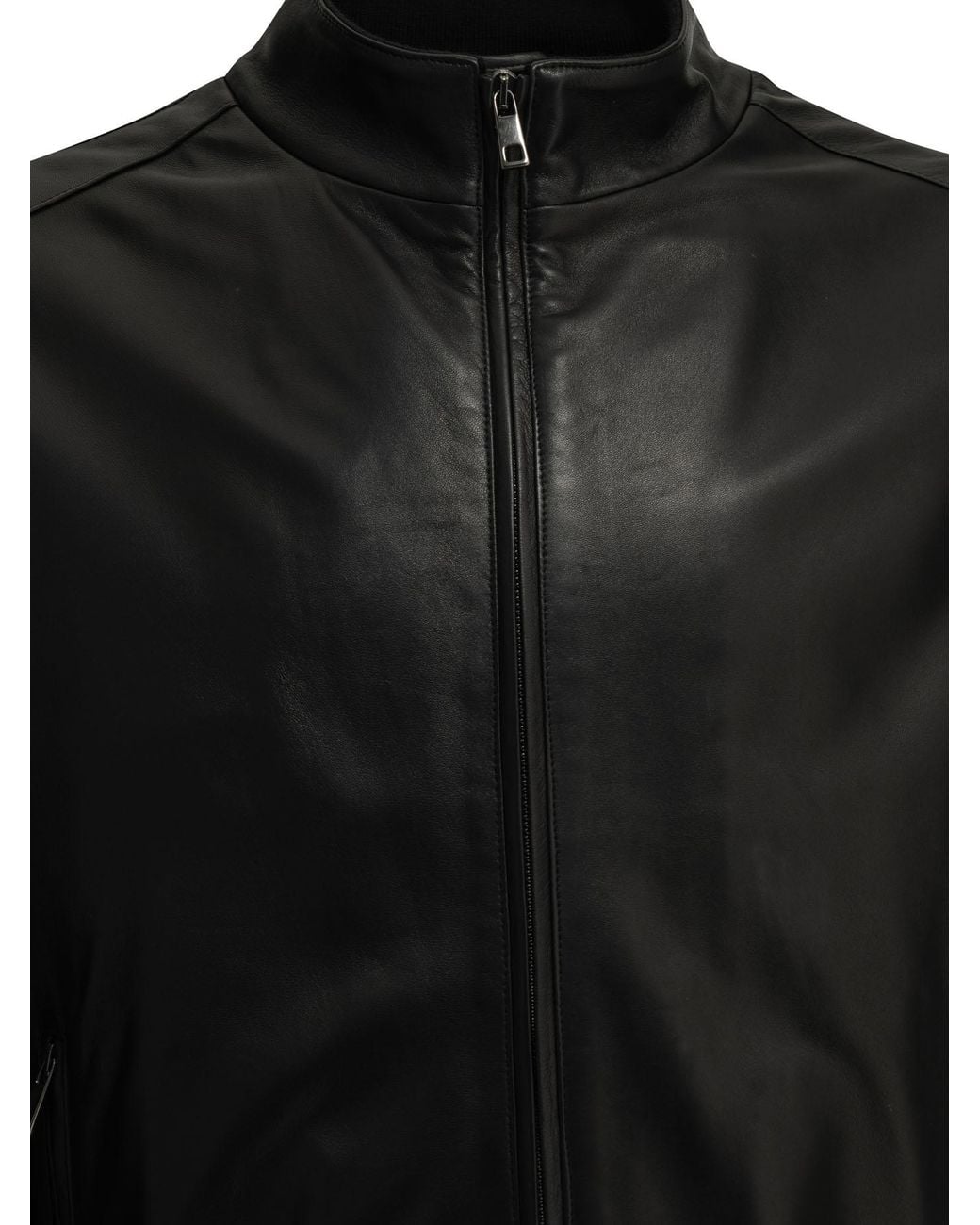 Altum Black Sheep Nappa Leather Polyester Padded Jacket for men