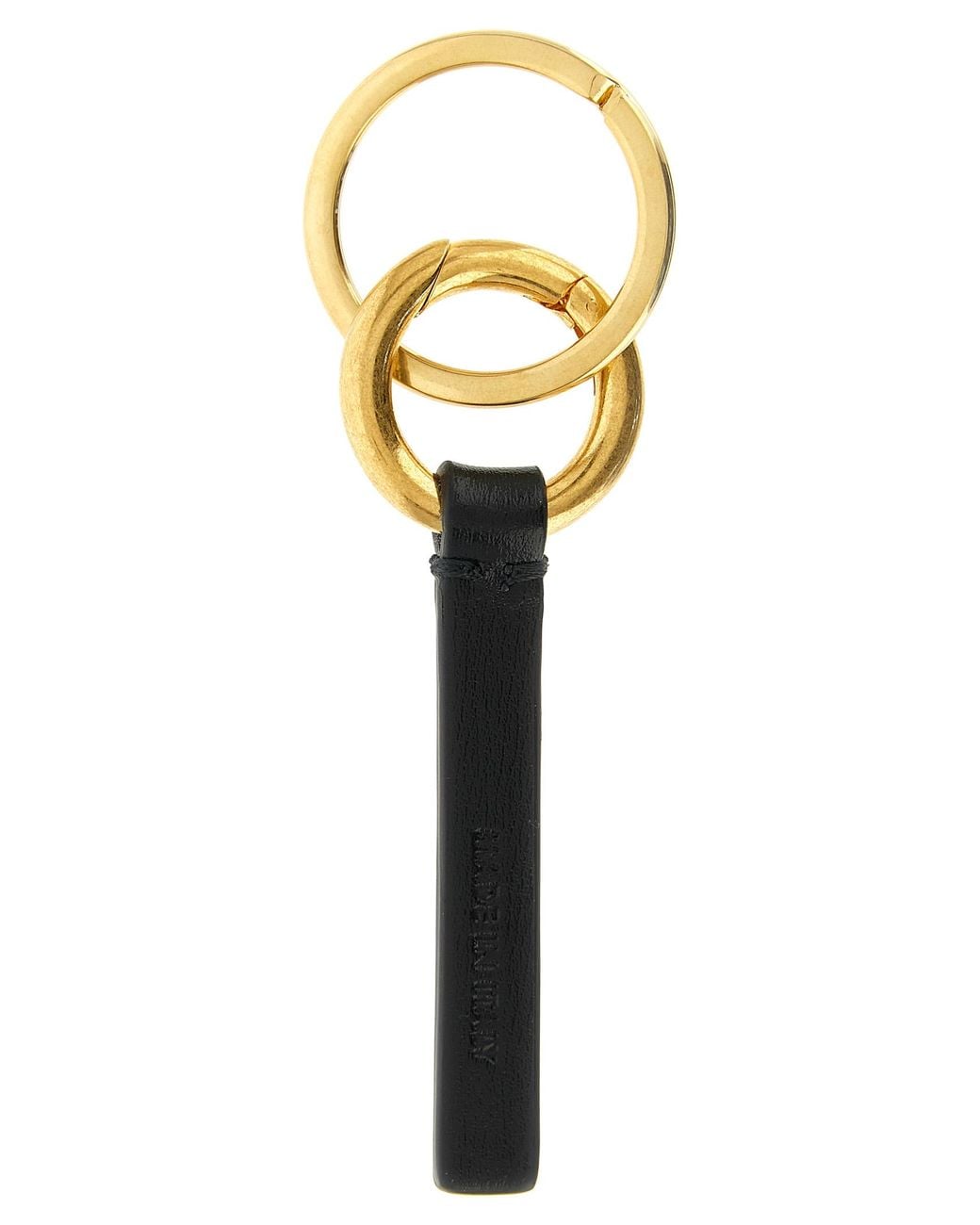 Jil Sander Metallic Logo Keyring