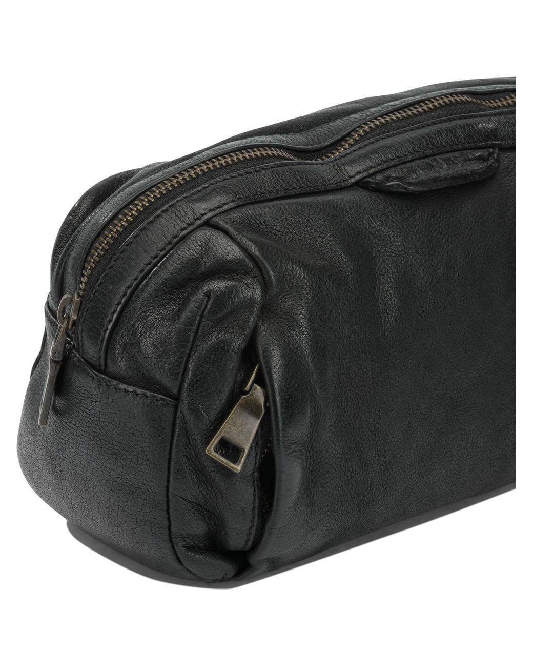 Officine Creative Black "Helmet 054" Clutch