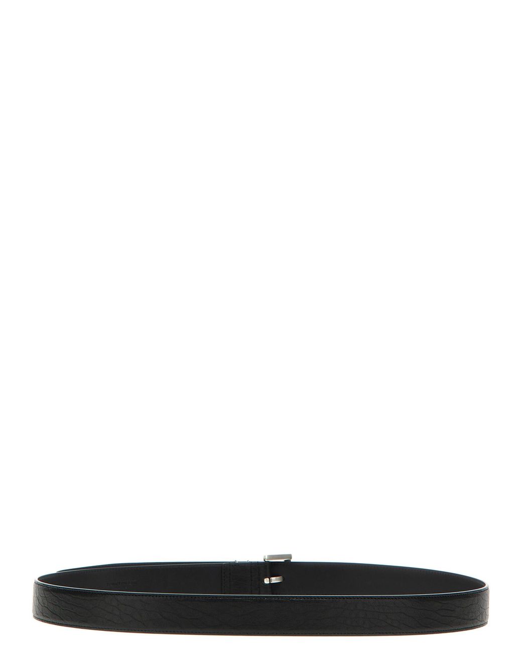 Saint Laurent Black 'Cassandre' Belt for men