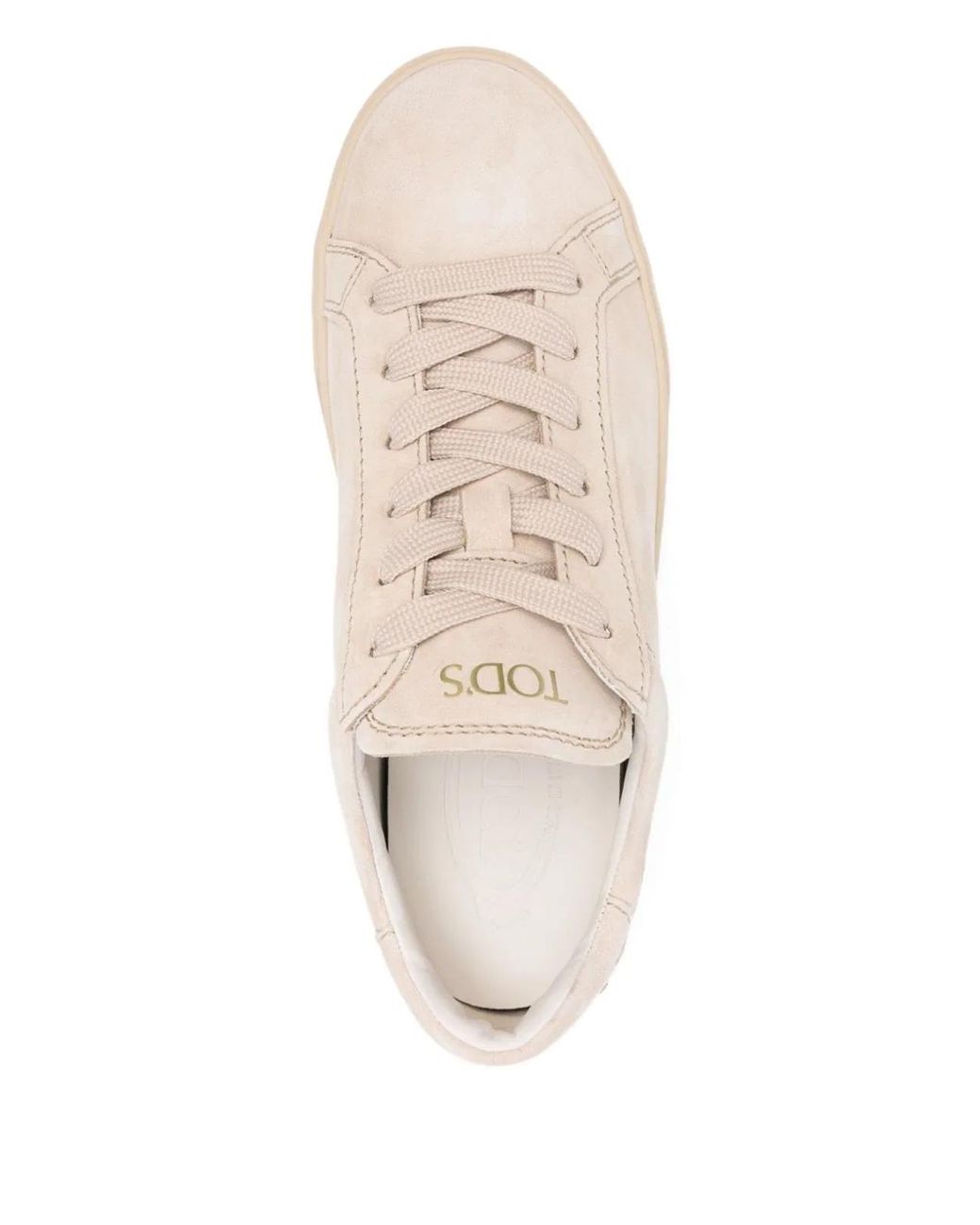Tod's Pink Suede Leather Trainers