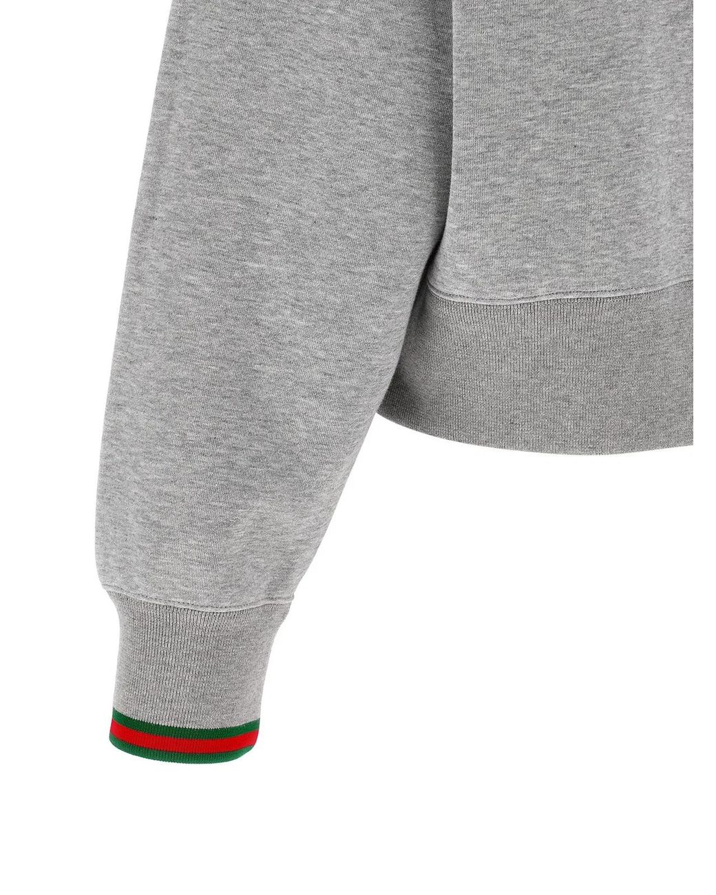 Gucci Gray 'Web' Sweatshirt