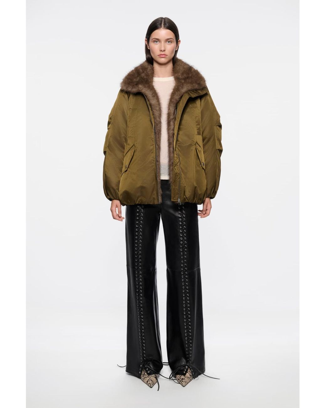 Stand Studio Green Thilda Jacket