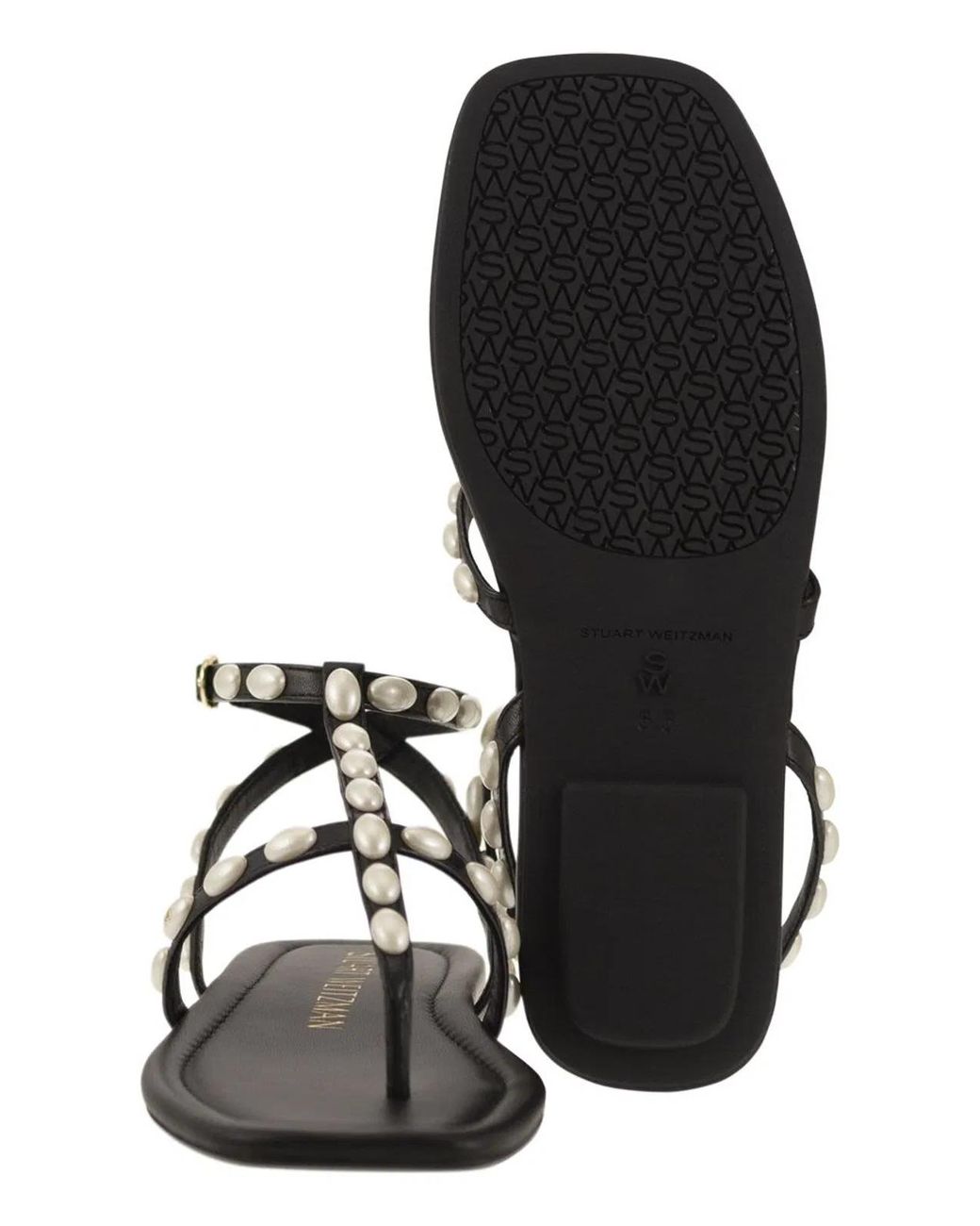 Stuart Weitzman Black Pearlita