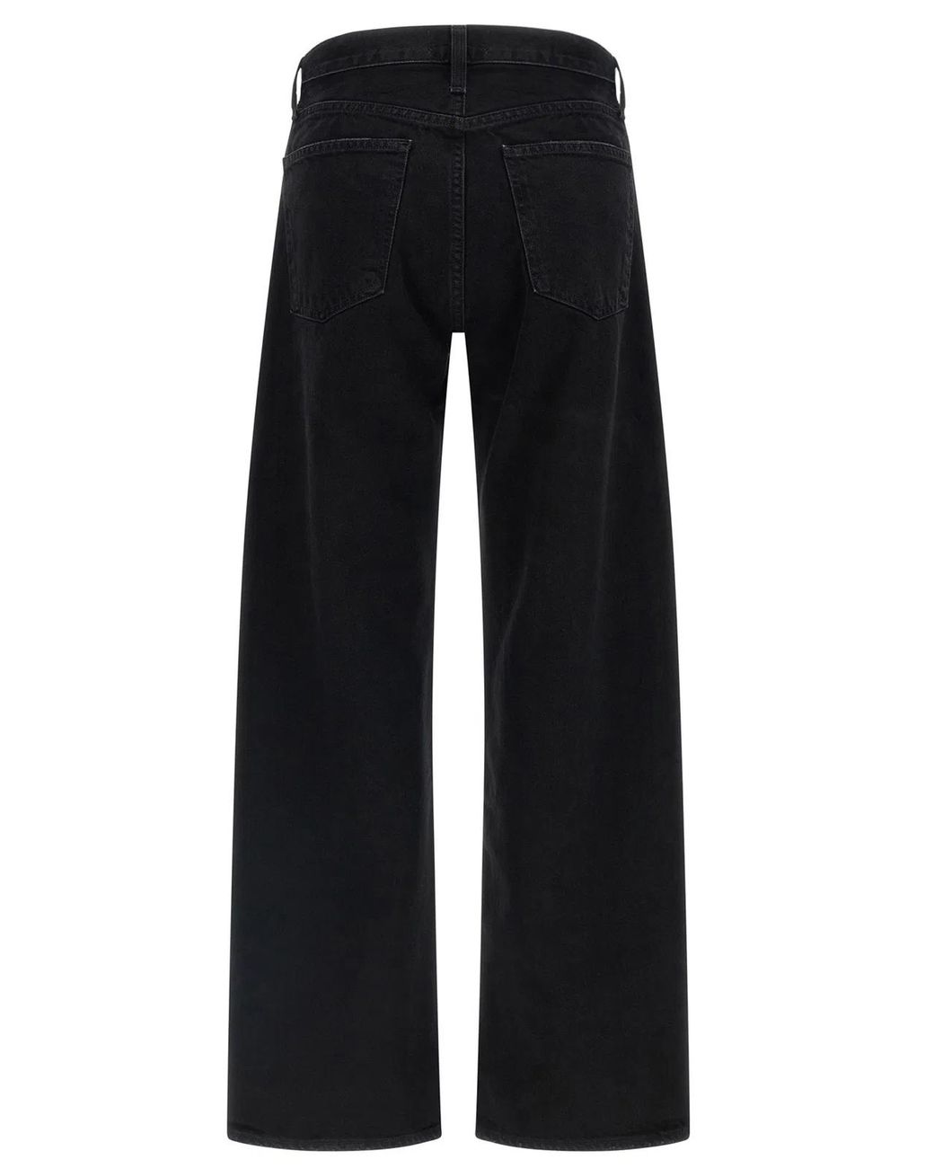 Agolde Black 'Arc Criss Cross' Jeans