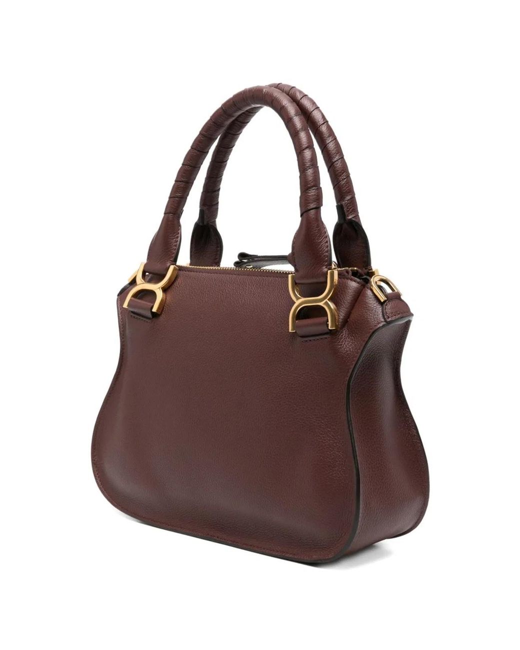 Chloé Brown Small Marcie Tote Bag