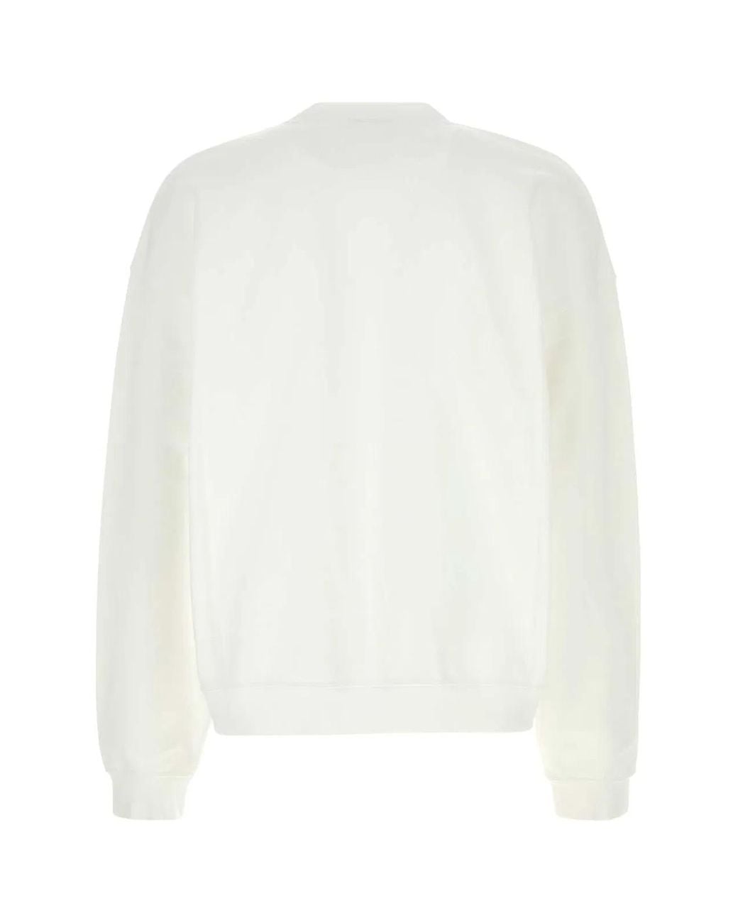 DSquared² White Relax Fit Crewneck for men
