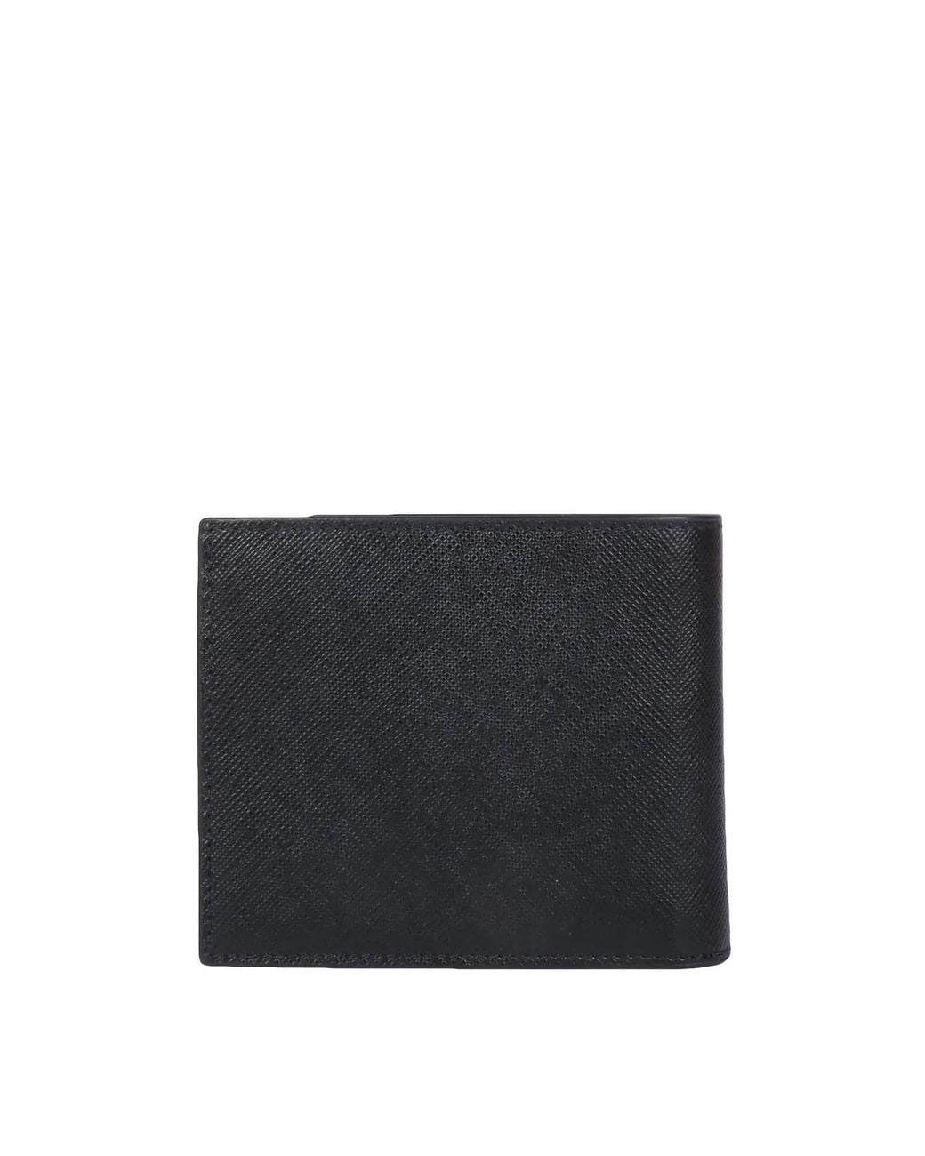 Prada Black Saffiano Leather Wallet for men