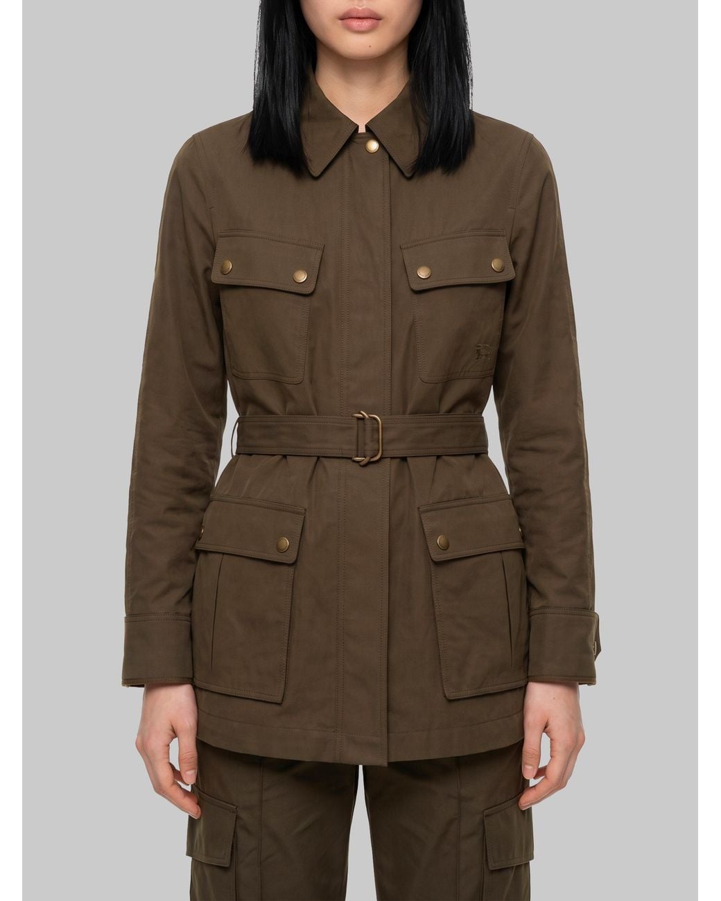 Burberry Green Safari Jacket