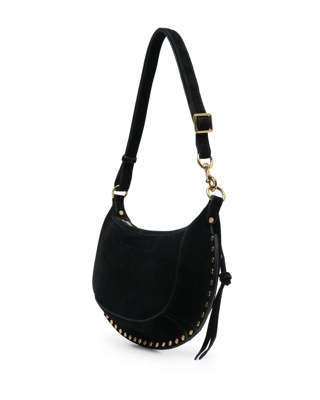 Isabel Marant Black Oskan Moon Shoulder Bag