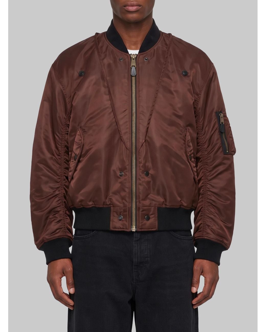 Maison Margiela Brown Reversible Bomber for men
