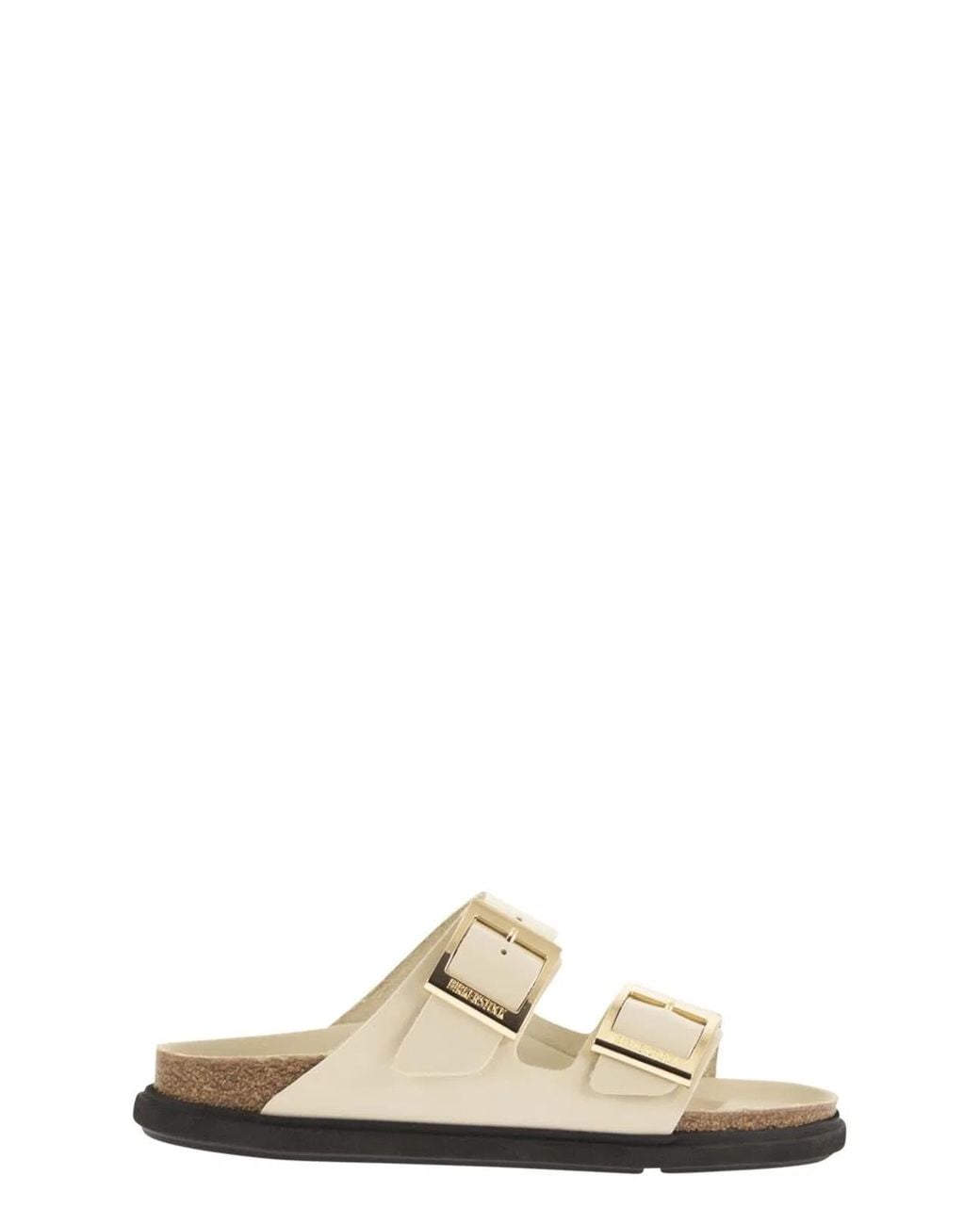 Birkenstock Metallic Arizona Db Hex – Patent Natural Leather Sandal