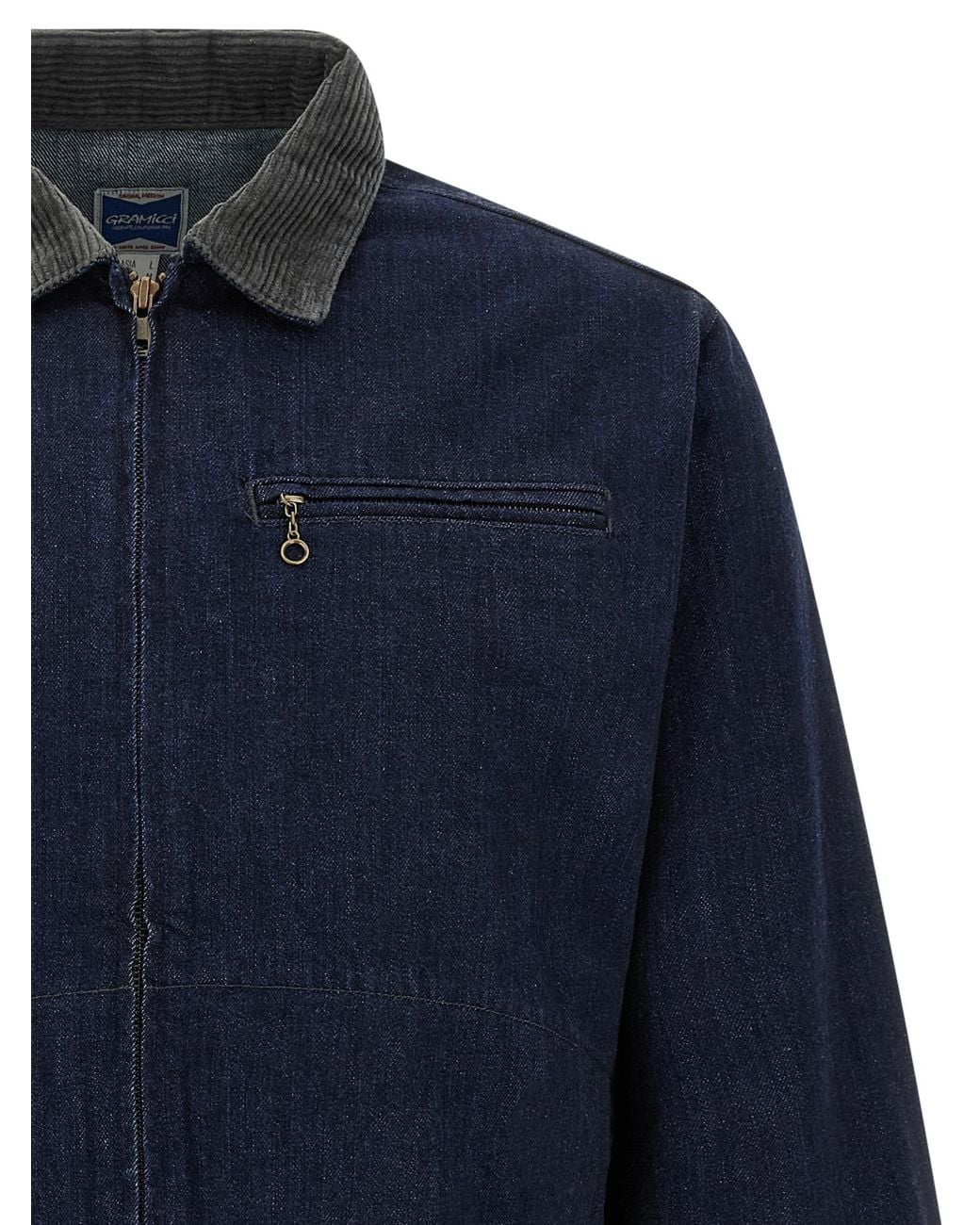 Gramicci Blue 'Japanese Denim Trucker' Jacket for men