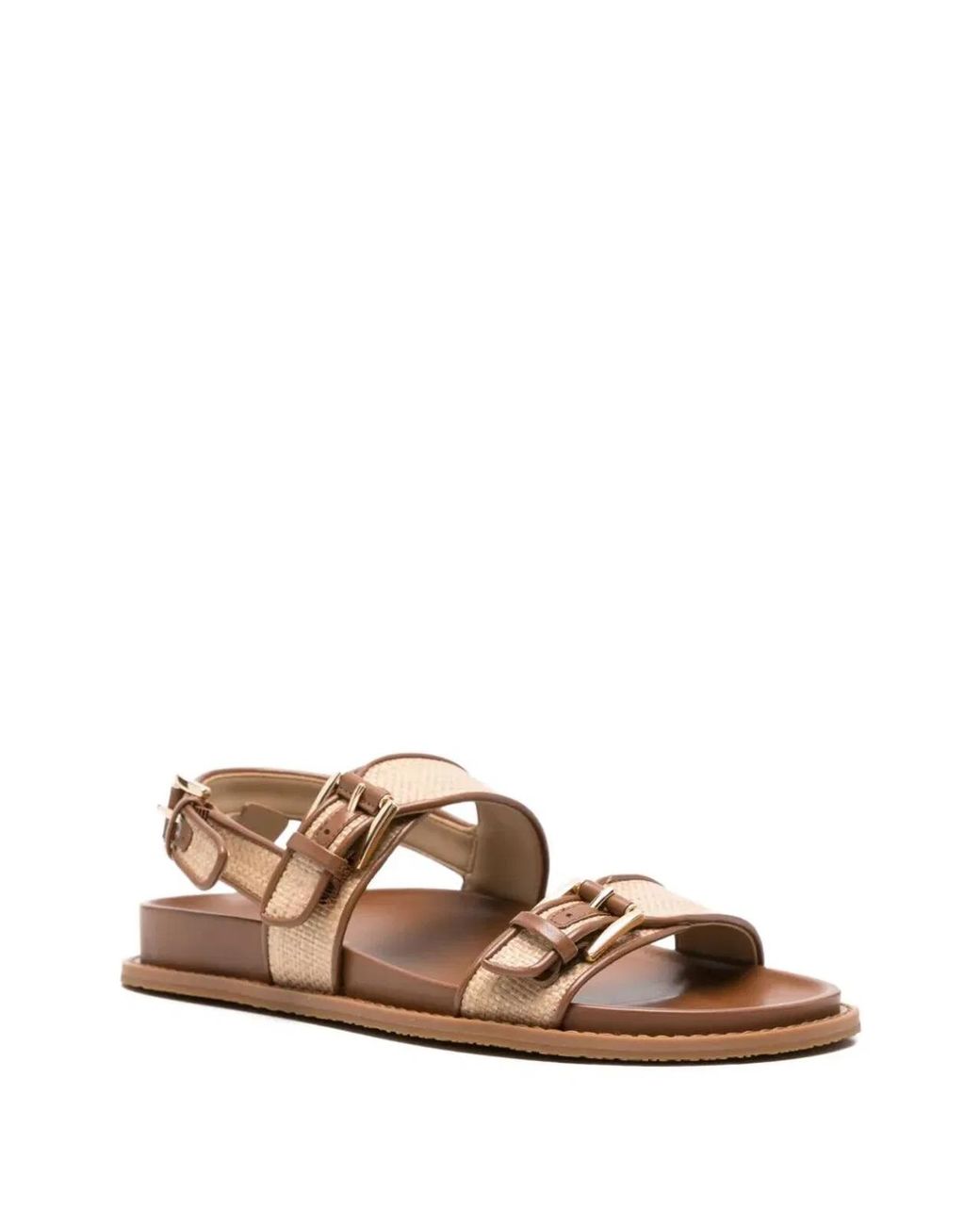 MICHAEL Michael Kors White "Nia" Flat Sandal T. 005