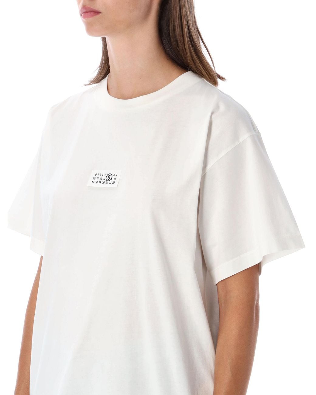 MM6 by Maison Margiela White Tee Logo