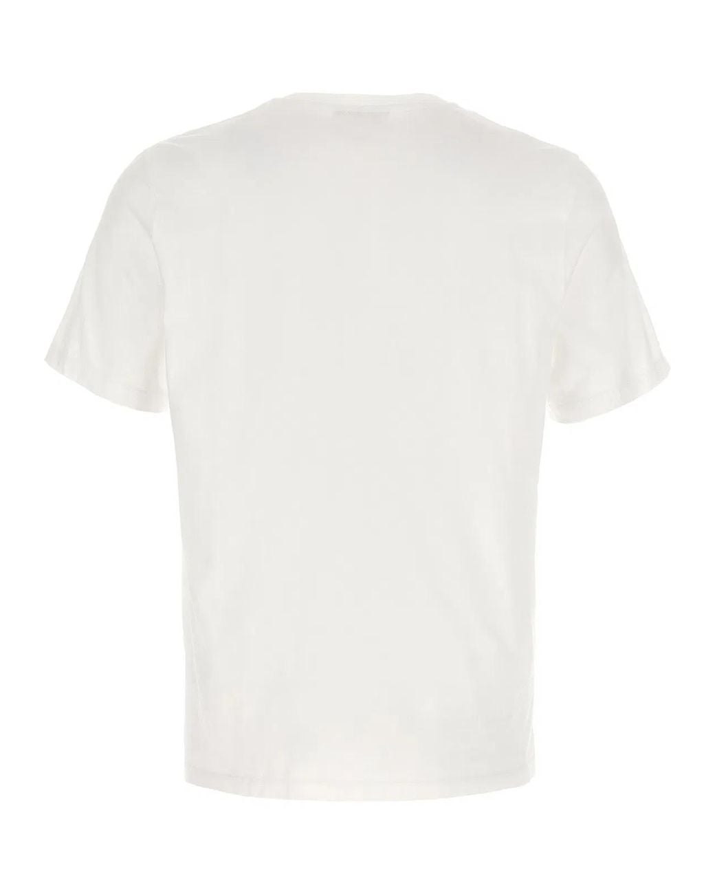Maison Kitsuné White Classic Cotton Crew Neck T-Shirt For for men