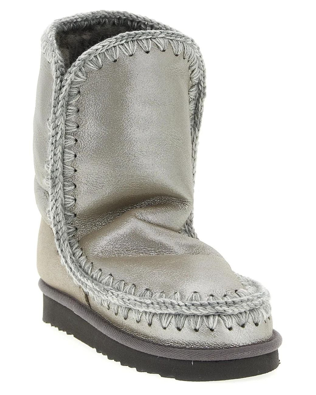 Mou Gray 'Eskimo 24' Ankle Boots