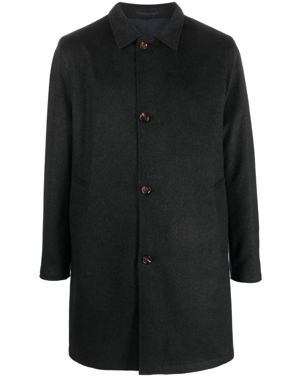 KIRED Black Peak Reversible Coat for men