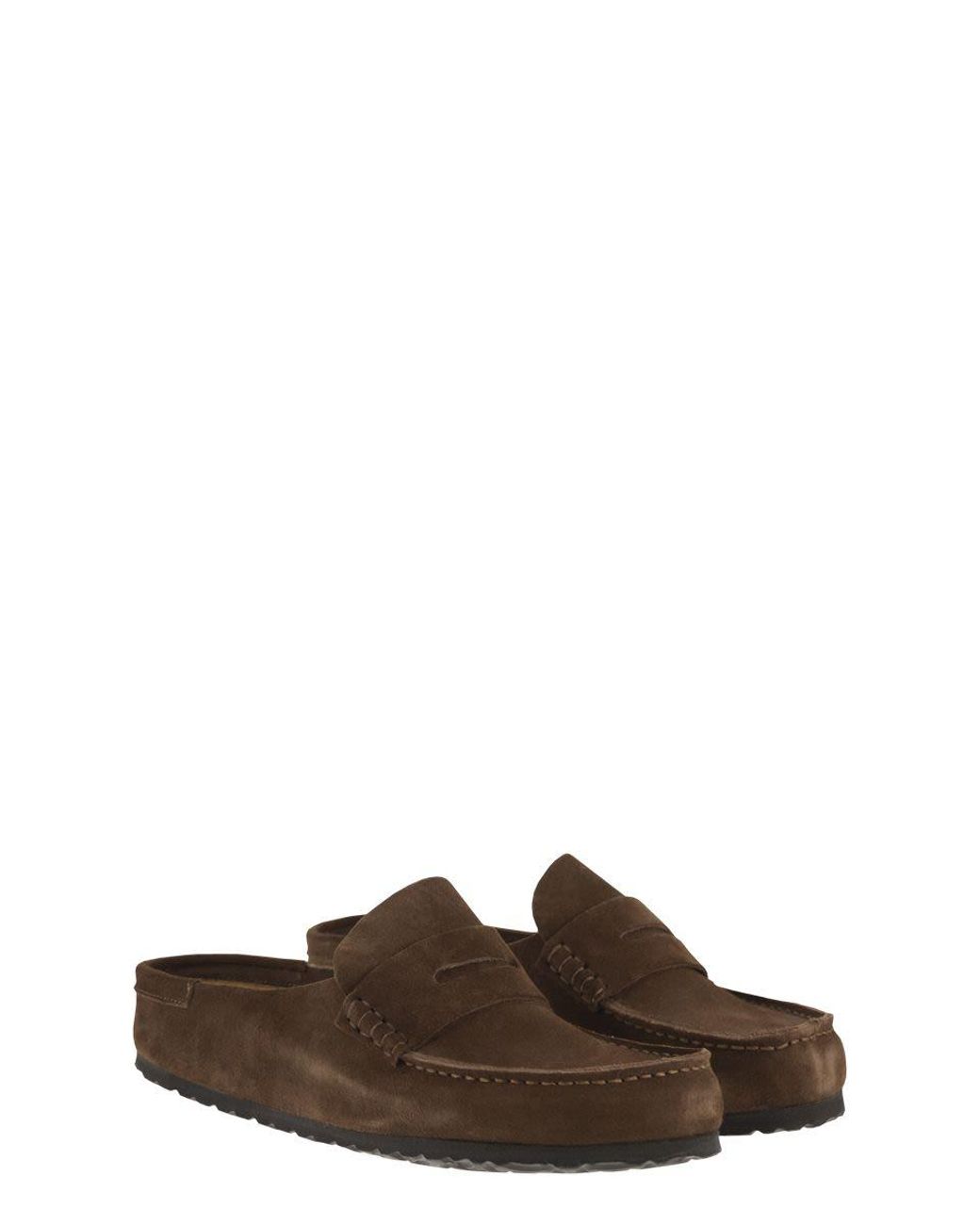 Birkenstock Brown Naples Wrapped for men