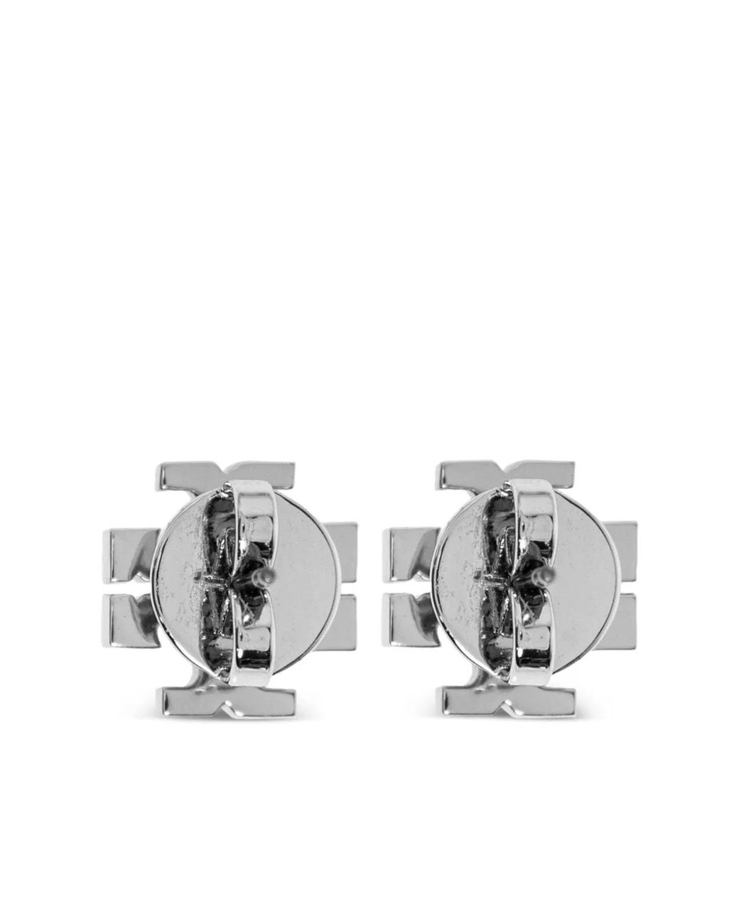Tory Burch White Crystal Brass Jewelry