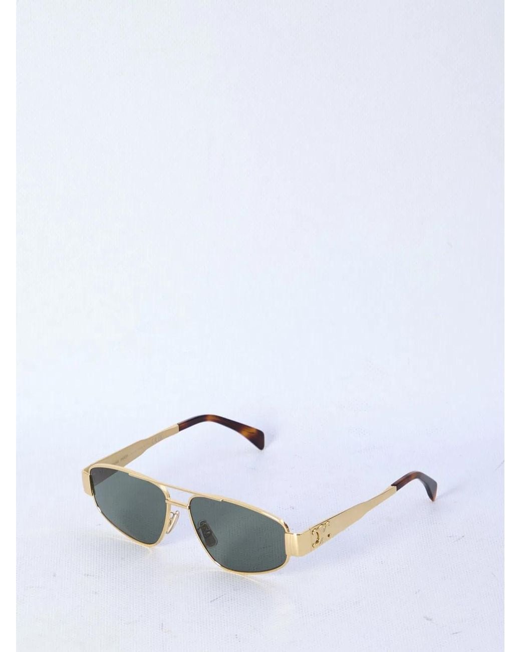 Céline White Triomphe Sunglasses for men
