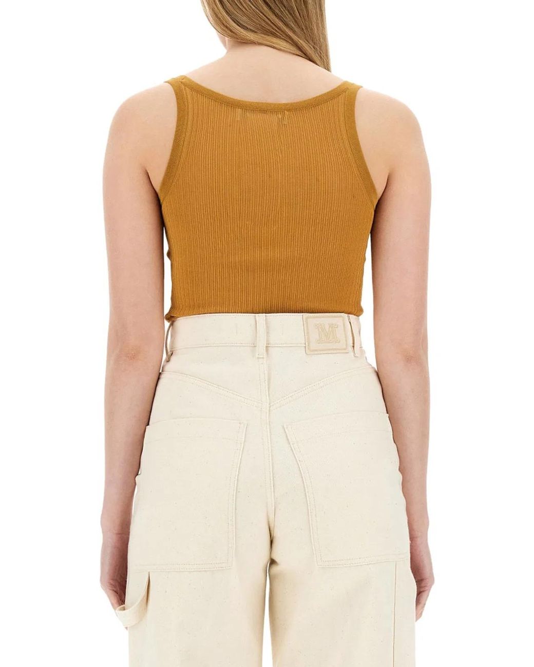 Max Mara White Tank Top Bastia