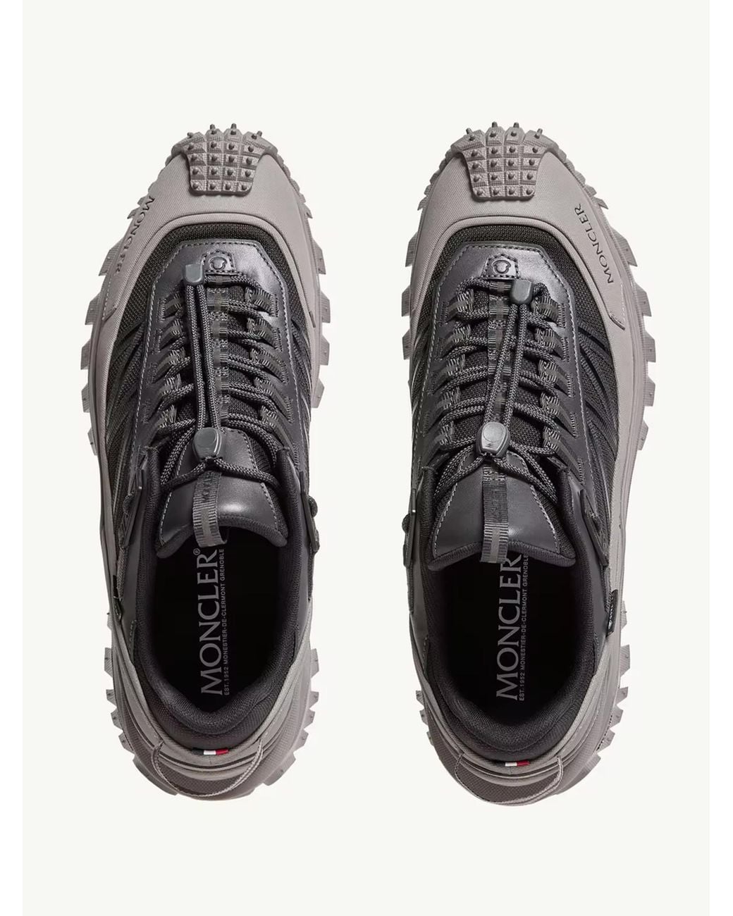 Moncler Gray Trailgrip Gtx Sneakers for men