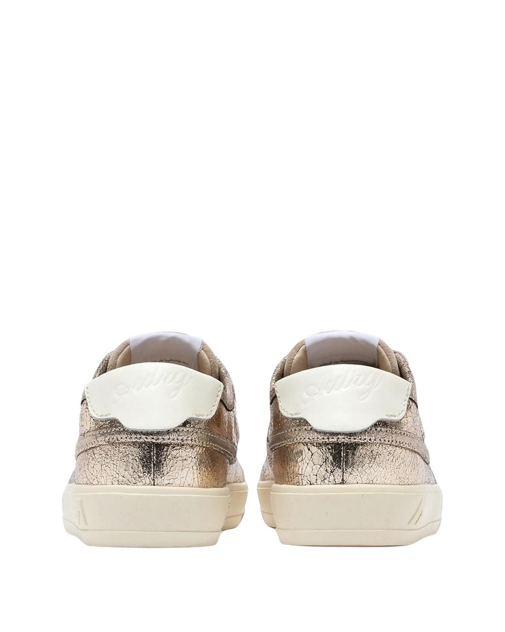 Autry White Windscape Cracked-Leather Suede Sneakers