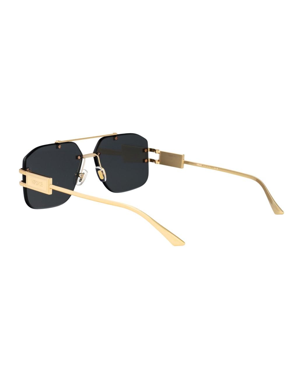 Versace Black Metal Sunglasses